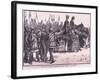 Interview Between Becket and King Henry Ad 1169-Walter Paget-Framed Giclee Print