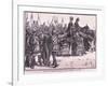 Interview Between Becket and King Henry Ad 1169-Walter Paget-Framed Giclee Print