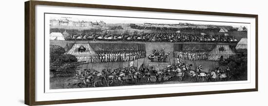 Interview Between Henry VIII and the Emperor Maximilian, 16th Century-Valadon & Co Boussod-Framed Giclee Print