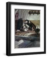 Interview Between Jesus and Nicodemus-James Tissot-Framed Giclee Print