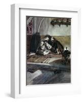 Interview Between Jesus and Nicodemus-James Tissot-Framed Giclee Print