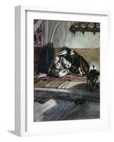 Interview Between Jesus and Nicodemus-James Tissot-Framed Giclee Print