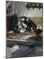Interview Between Jesus and Nicodemus-James Tissot-Mounted Giclee Print
