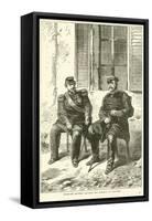 Interview Between Napoleon and Bismarck at Donchery, September 1870-null-Framed Stretched Canvas