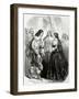 Interview Between the King Louis XIII of France (1601-1643) and His Mother Marie De'Medici-null-Framed Giclee Print