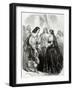 Interview Between the King Louis XIII of France (1601-1643) and His Mother Marie De'Medici-null-Framed Giclee Print