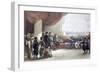 Interview with the Viceroy of Egypt at his palace, Alexandria, Egypt, May 12th 1839, (19th century)-David Roberts-Framed Giclee Print