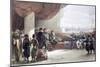 Interview with the Viceroy of Egypt at his palace, Alexandria, Egypt, May 12th 1839, (19th century)-David Roberts-Mounted Giclee Print