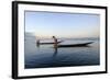 Intha Ethnic Group Fisherman, Inle Lake, Shan State, Myanmar (Burma), Asia-Nathalie Cuvelier-Framed Photographic Print