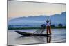 Intha Ethnic Group Fisherman, Inle Lake, Shan State, Myanmar (Burma), Asia-Nathalie Cuvelier-Mounted Photographic Print