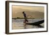 Intha Ethnic Group Fisherman, Inle Lake, Shan State, Myanmar (Burma), Asia-Nathalie Cuvelier-Framed Photographic Print