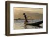 Intha Ethnic Group Fisherman, Inle Lake, Shan State, Myanmar (Burma), Asia-Nathalie Cuvelier-Framed Photographic Print