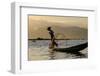 Intha Ethnic Group Fisherman, Inle Lake, Shan State, Myanmar (Burma), Asia-Nathalie Cuvelier-Framed Photographic Print