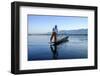 Intha Ethnic Group Fisherman, Inle Lake, Shan State, Myanmar (Burma), Asia-Nathalie Cuvelier-Framed Photographic Print