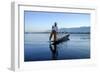 Intha Ethnic Group Fisherman, Inle Lake, Shan State, Myanmar (Burma), Asia-Nathalie Cuvelier-Framed Photographic Print