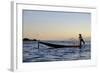 Intha Ethnic Group Fisherman, Inle Lake, Shan State, Myanmar (Burma), Asia-Nathalie Cuvelier-Framed Photographic Print