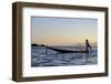 Intha Ethnic Group Fisherman, Inle Lake, Shan State, Myanmar (Burma), Asia-Nathalie Cuvelier-Framed Photographic Print