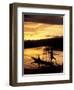 Intha Fisherman Rowing Boat With Legs at Sunset, Myanmar-Keren Su-Framed Photographic Print