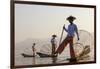 Intha Fisherman, Shan State, Inle Lake, Myanmar (Burma)-Peter Adams-Framed Photographic Print