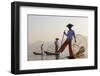 Intha Fisherman, Shan State, Inle Lake, Myanmar (Burma)-Peter Adams-Framed Photographic Print