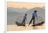 Intha Fisherman, Shan State, Inle Lake, Myanmar (Burma)-Peter Adams-Framed Photographic Print