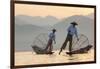 Intha Fisherman, Shan State, Inle Lake, Myanmar (Burma)-Peter Adams-Framed Photographic Print