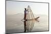 Intha Fisherman, Shan State, Inle Lake, Myanmar (Burma)-Peter Adams-Mounted Photographic Print