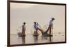 Intha Fisherman, Shan State, Inle Lake, Myanmar (Burma)-Peter Adams-Framed Photographic Print