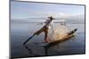 Intha Leg-Rower Fisherman, Inle Lake, Shan State, Myanmar (Burma), Asia-Stuart Black-Mounted Photographic Print