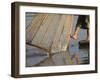 Intha Man Fishing with Cone Shaped Net, Inle Lake, Shan State, Myanmar-Jane Sweeney-Framed Photographic Print