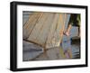 Intha Man Fishing with Cone Shaped Net, Inle Lake, Shan State, Myanmar-Jane Sweeney-Framed Photographic Print