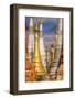 Inthein (Indein), Paya Shwe Inn Thein, Group of Stupas Dated 17th to 18th Century-Nathalie Cuvelier-Framed Photographic Print