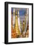 Inthein (Indein), Paya Shwe Inn Thein, Group of Stupas Dated 17th to 18th Century-Nathalie Cuvelier-Framed Photographic Print