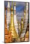 Inthein (Indein), Paya Shwe Inn Thein, Group of Stupas Dated 17th to 18th Century-Nathalie Cuvelier-Mounted Photographic Print