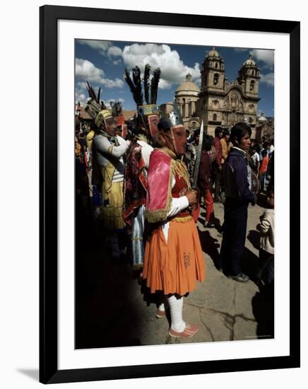 Inti Rayma Festival, Cuzco, Peru, South America-Rob Cousins-Framed Photographic Print