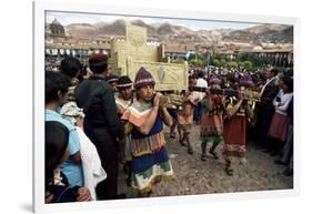 Inti Rayma Festival, Cuzco, Peru, South America-Rob Cousins-Framed Photographic Print