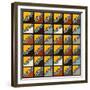 Inti Wing Grid-Belen Mena-Framed Giclee Print