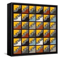 Inti Wing Grid-Belen Mena-Framed Stretched Canvas