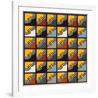 Inti Wing Grid-Belen Mena-Framed Giclee Print