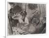 Intimacy, c. 1877-80-Edgar Degas-Framed Giclee Print