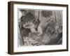 Intimacy, c. 1877-80-Edgar Degas-Framed Giclee Print