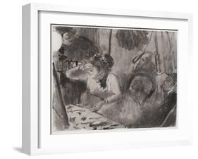 Intimacy, c. 1877-80-Edgar Degas-Framed Giclee Print