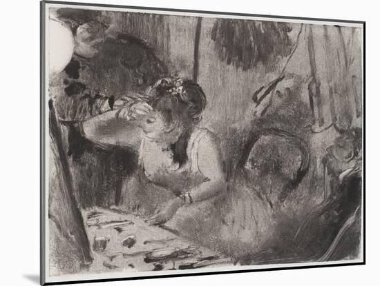 Intimacy, c. 1877-80-Edgar Degas-Mounted Giclee Print