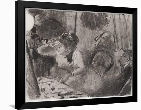 Intimacy, c. 1877-80-Edgar Degas-Framed Giclee Print