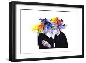 Intimacy on Display-Agnes Cecile-Framed Premium Giclee Print