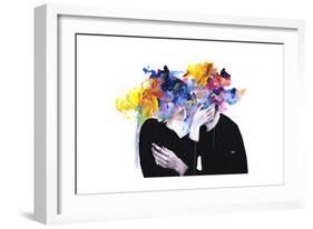 Intimacy on Display-Agnes Cecile-Framed Premium Giclee Print