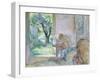 Intimacy, or Waking Up-Henri Lebasque-Framed Giclee Print