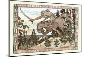 Into Battle-Ivan Bilibin-Mounted Art Print