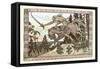 Into Battle-Ivan Bilibin-Framed Stretched Canvas