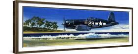 Into the Blue: American War-Planes-Wilf Hardy-Framed Premium Giclee Print